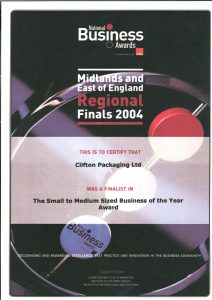 National Business Awards - Midlands and East of England Regional Finals 2004