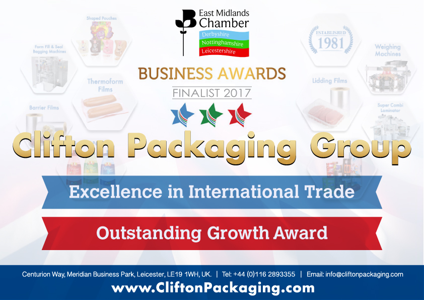 East Midlands Chamber Award 2017 Finalist, Shahid Sheikh OBE, Clifton Packaging