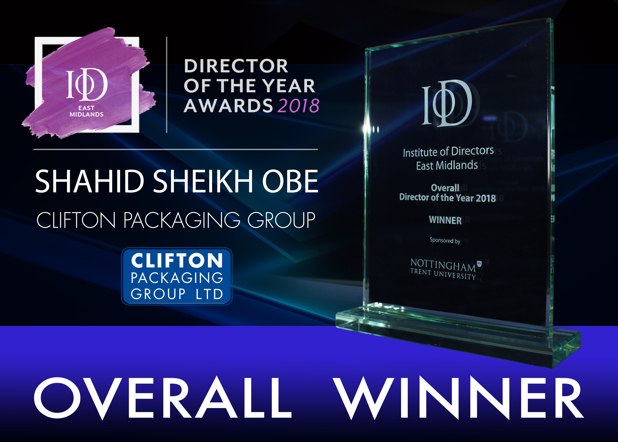 IoD - Director of the Year Awards 2018 - Overall Winner