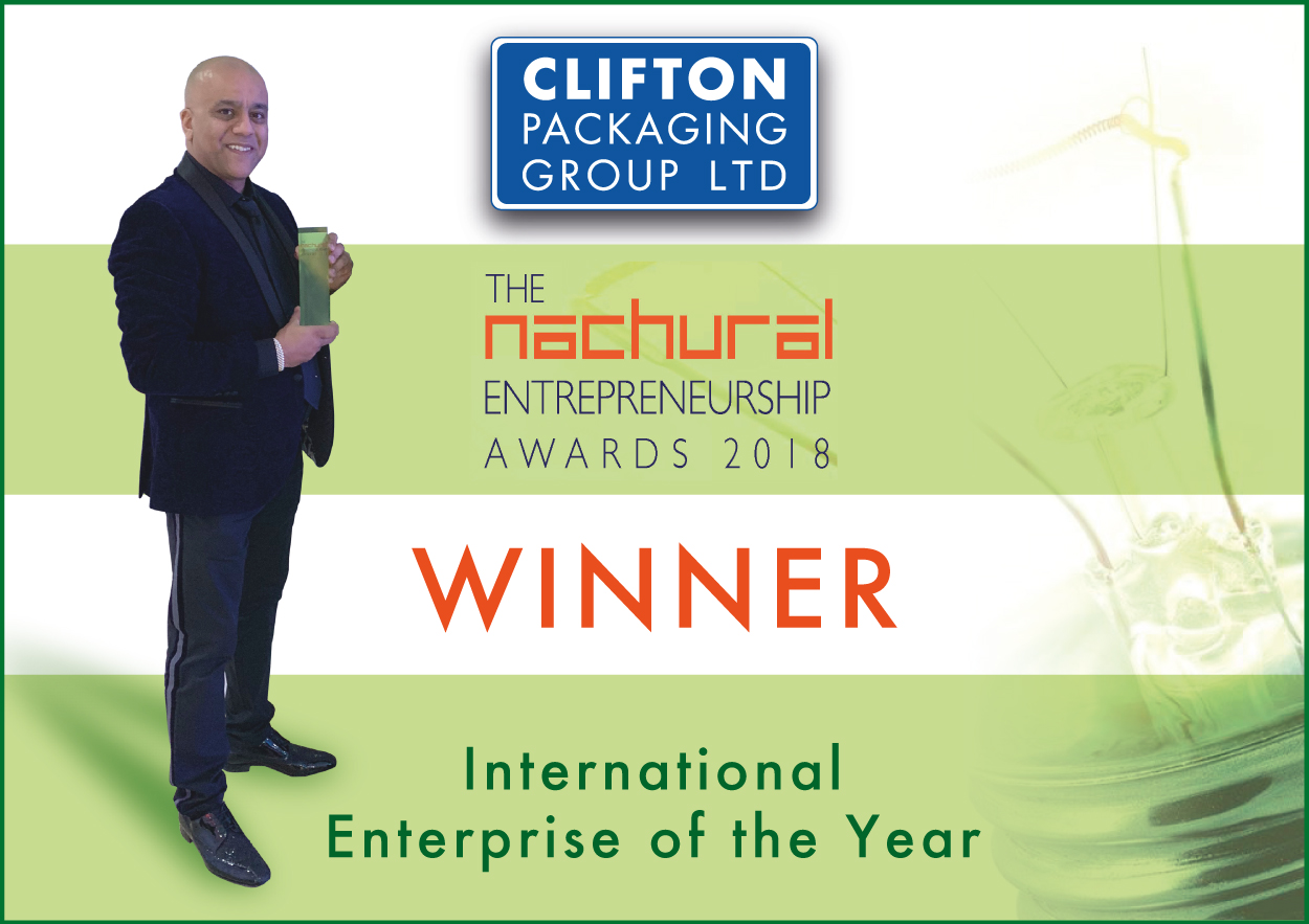 Clifton Packaging Group - Nachural Entrepreneuship Awards 2018 Winner