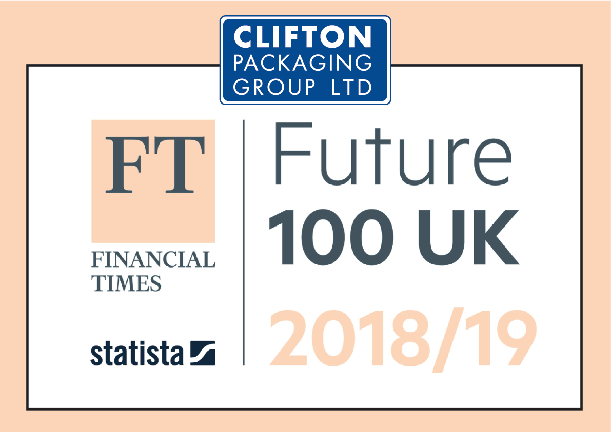 FT - Financial Times Future 100 UK 2018-19, Clifton Packaging Group
