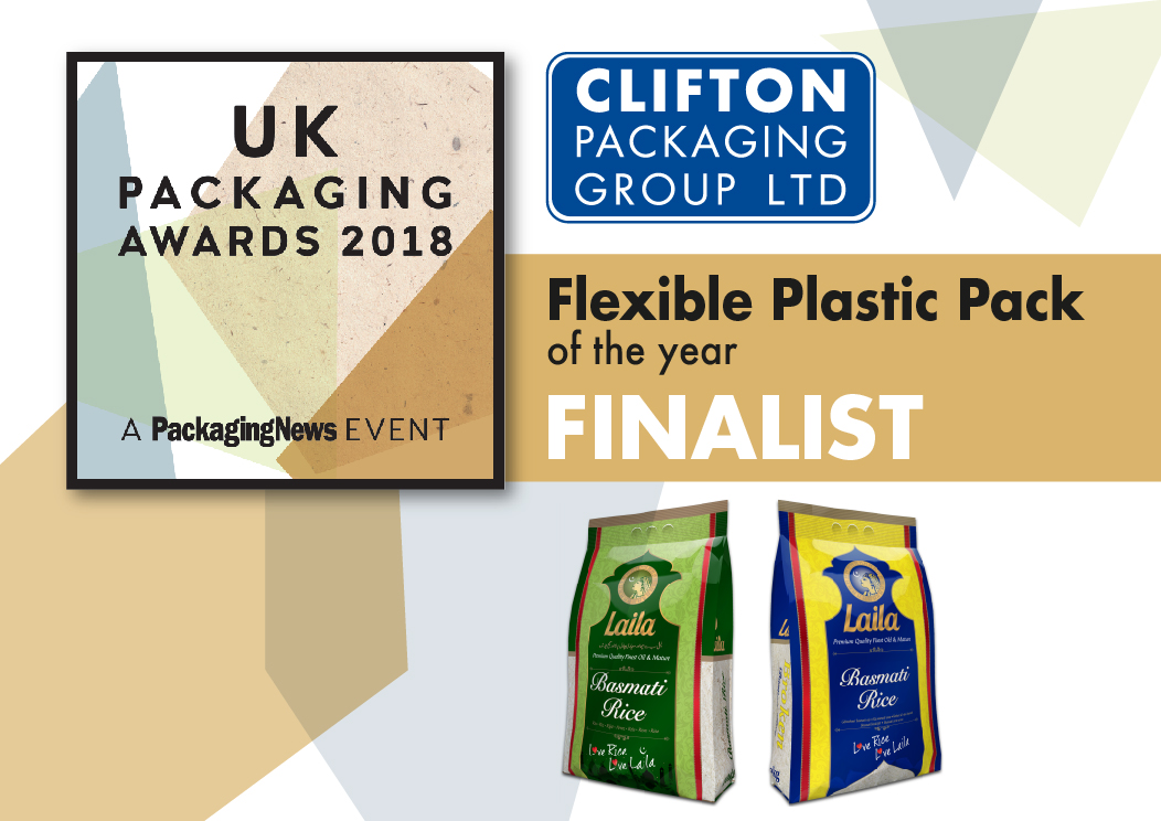 UK Packaging Awards 2018 Flexible Plastic Pack Finalist