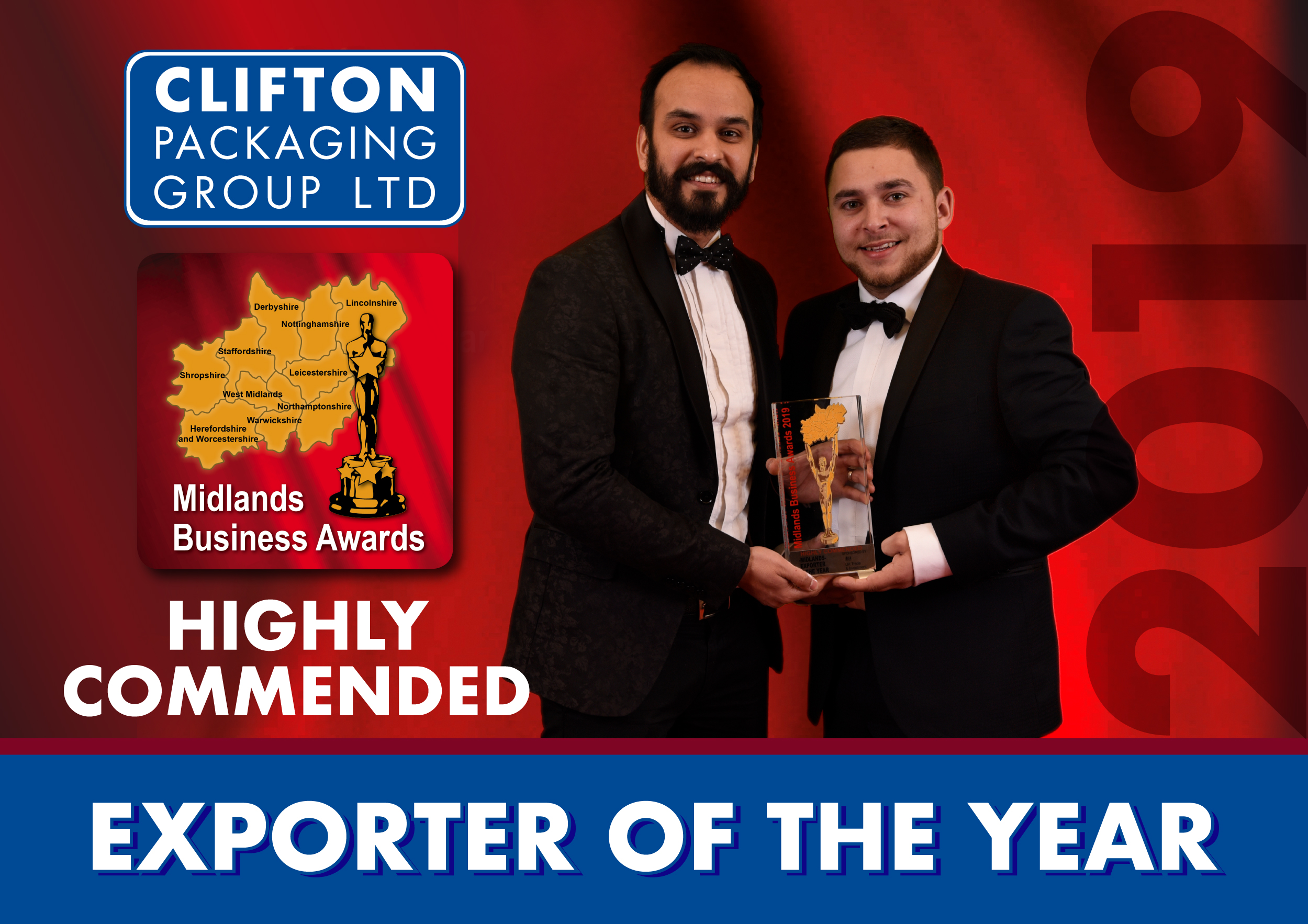 MBA Highly Commended 2019 - Exporter of the year