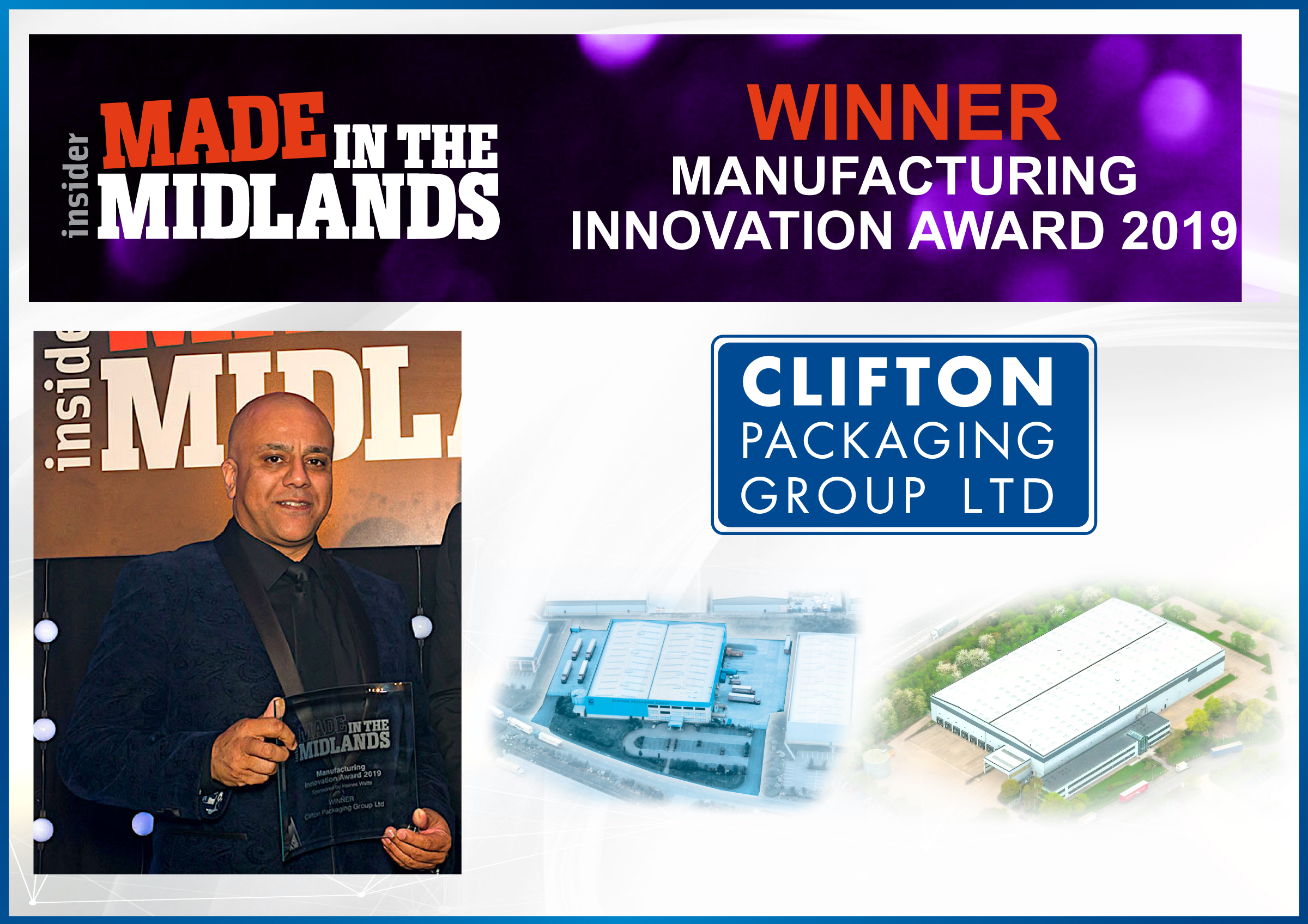 Made in the Midlands, Manufacturing Innovation WINNER 2019